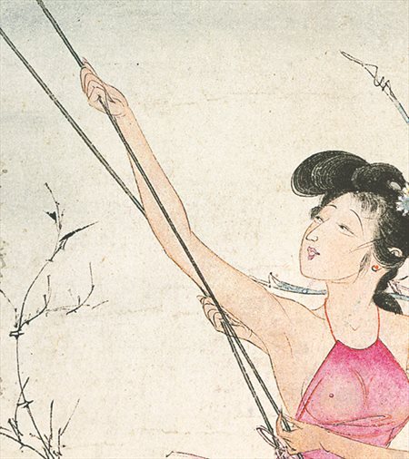湘潭-胡也佛的仕女画和最知名的金瓶梅秘戏图